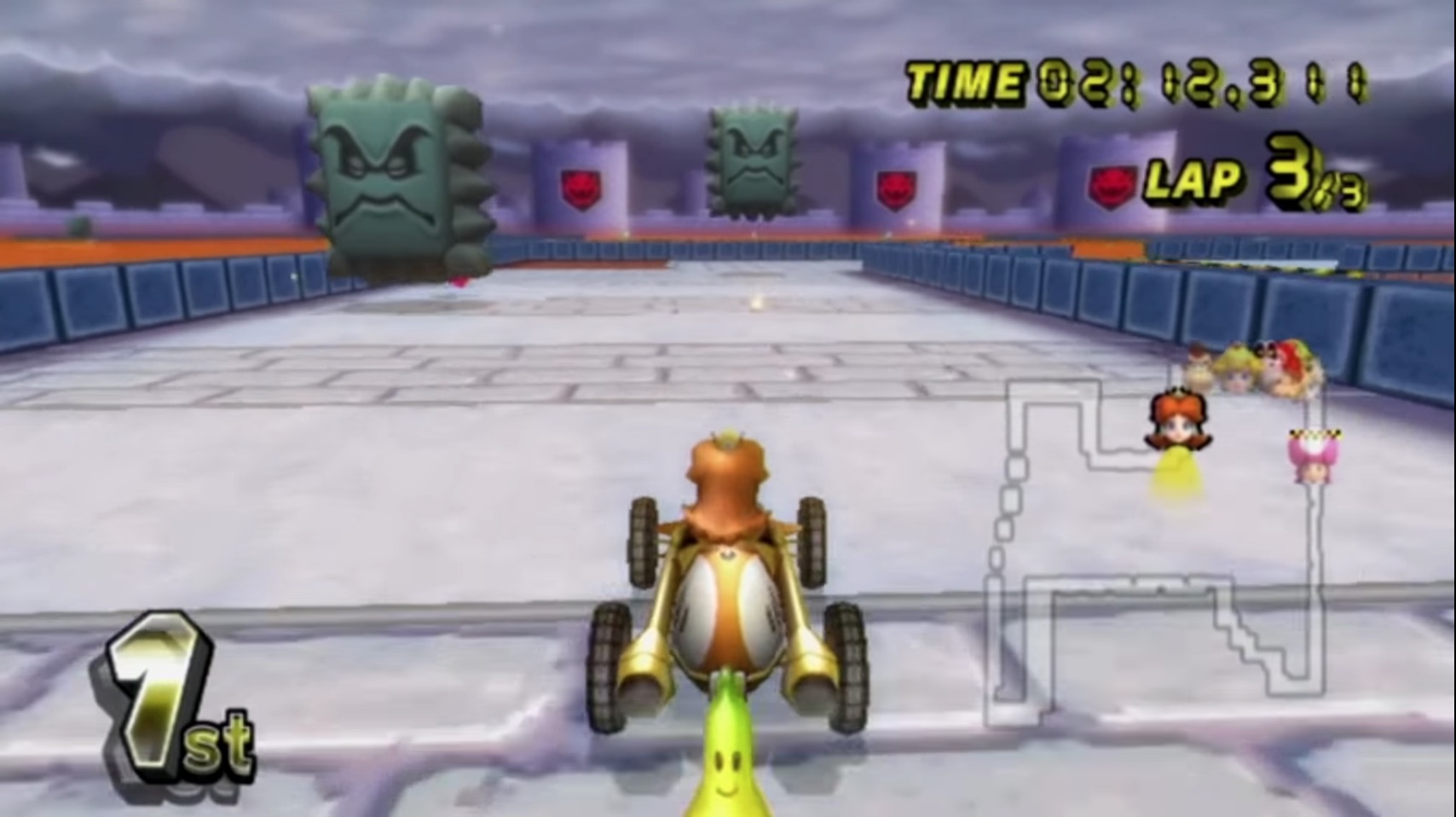 Mario Kart Wii gameplay footage (2008)